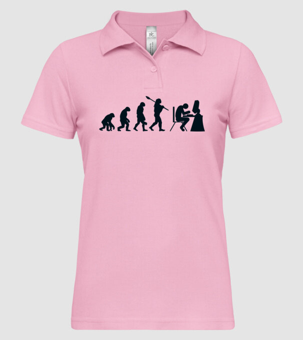 Game evolution model roz deschis pe tricou