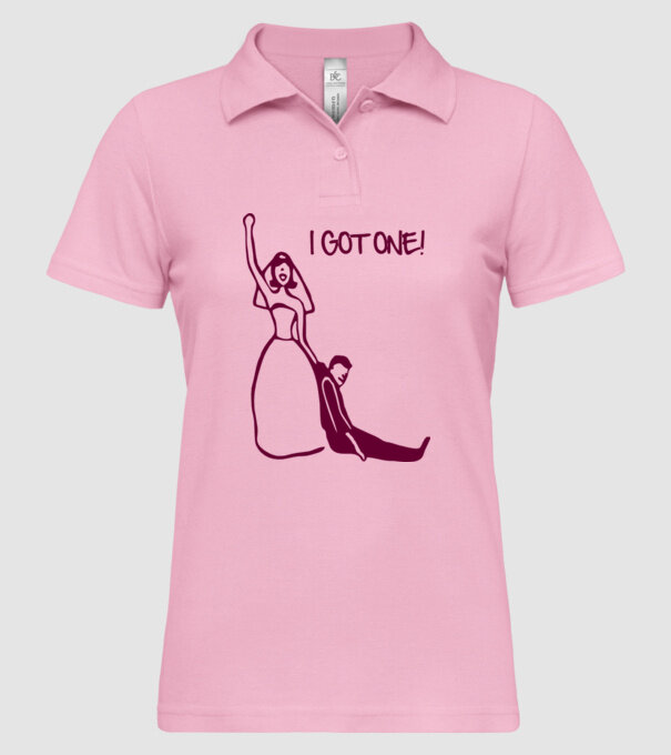 i got one model roz deschis pe tricou