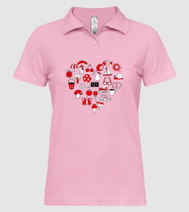 simboluri.ai model roz deschis pe tricou
