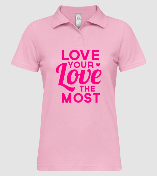 love most model roz deschis pe tricou