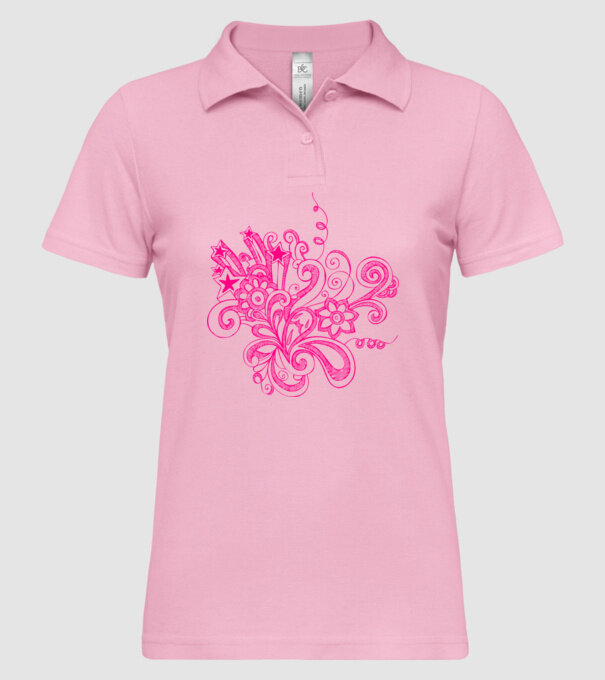 nonfi model roz deschis pe tricou