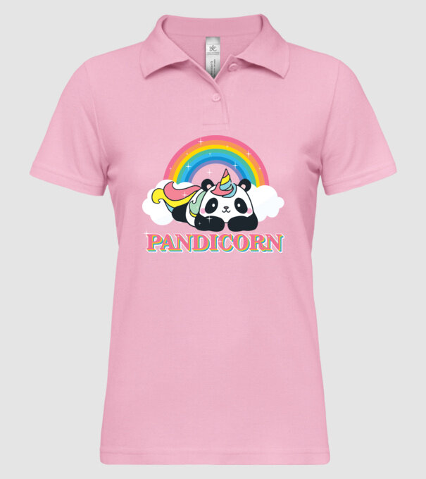 PANDICORN model roz deschis pe tricou