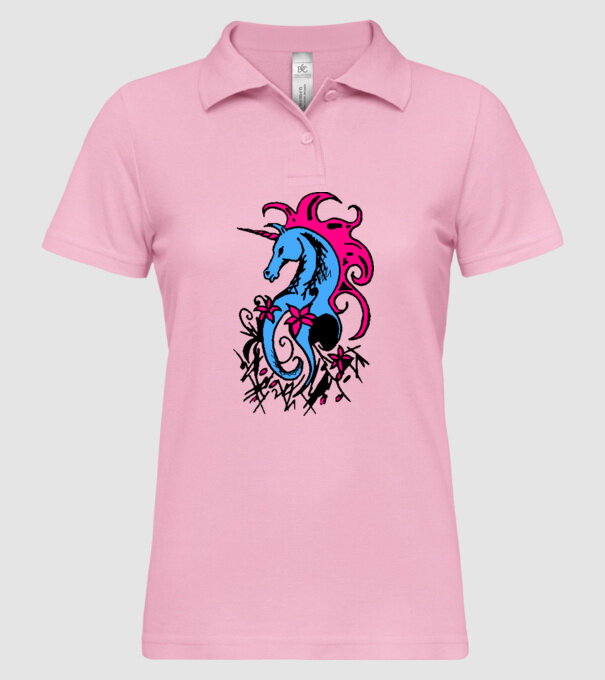 pegasus model roz deschis pe tricou