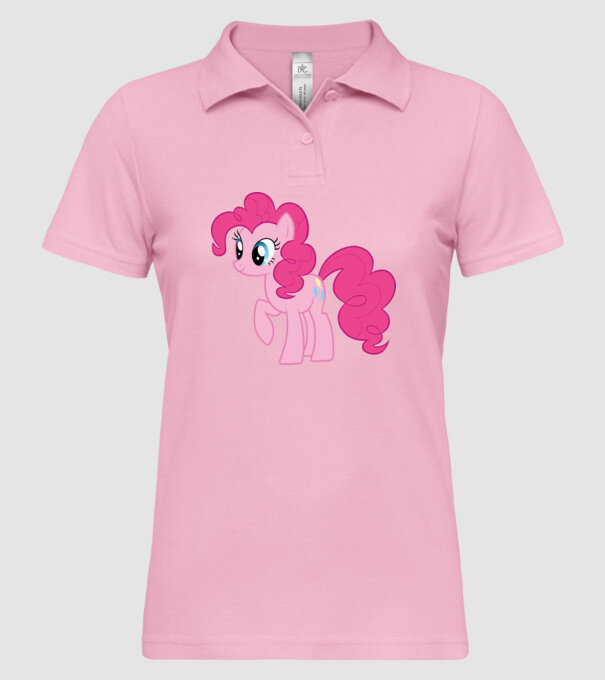 Pinkie Pie model roz deschis pe tricou
