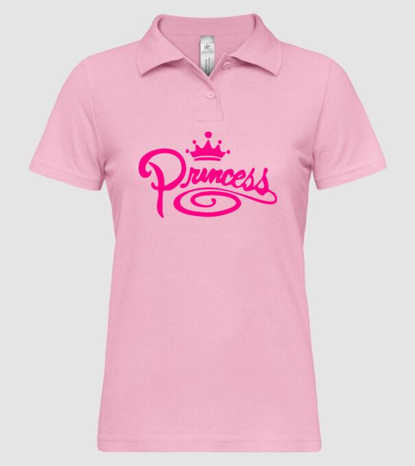 Princess model roz deschis pe tricou