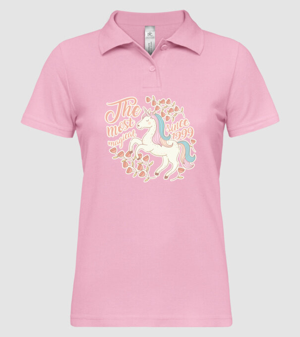 The most magical unicorn 1999 model roz deschis pe tricou