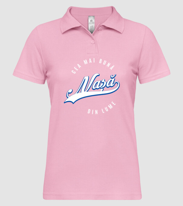 Cea mai bună NAȘĂ din lume model roz deschis pe tricou