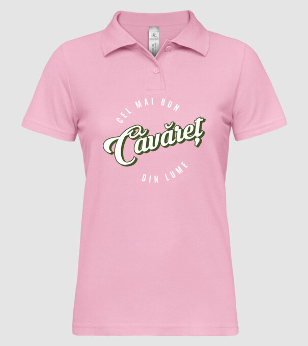 Cel mai bun Căvăret din lume model roz deschis pe tricou
