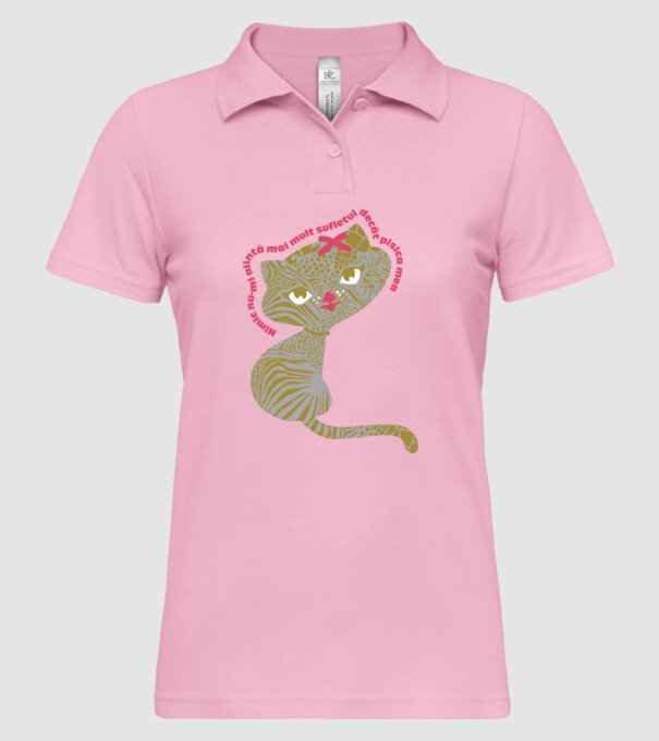 Nimic nu-mi alintă mai mult sufletul decât pisica mea model roz deschis pe tricou