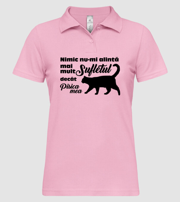 Nimic nu-mi alintă mai mult sufletul decât pisica mea model roz deschis pe tricou