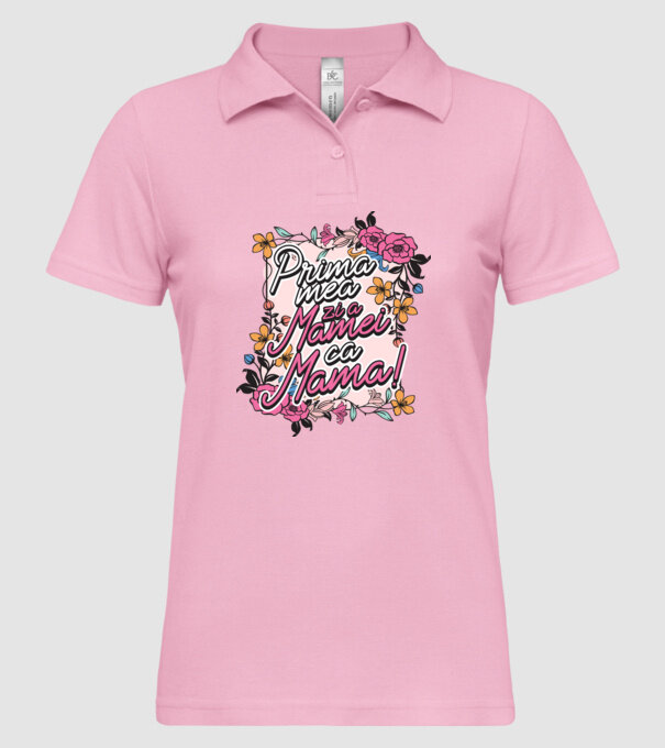 Prima mea zi a mamei ca mamă model roz deschis pe tricou