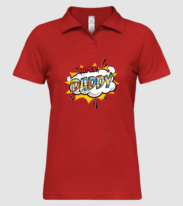 Comic Daddy model roșu pe tricou