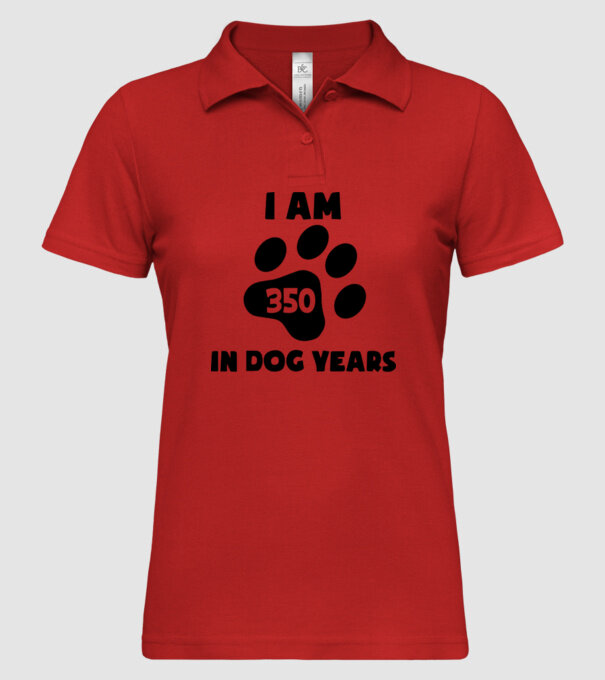 Dog Year - 350 model roșu pe tricou