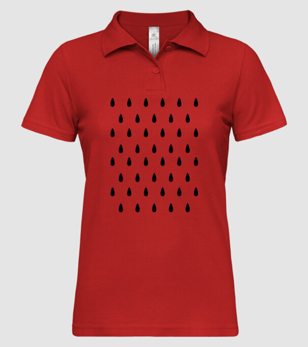 Semințe de pepene carnaval model roșu pe tricou