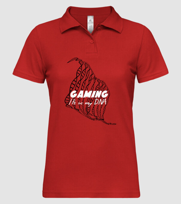 Gamer DNA model roșu pe tricou