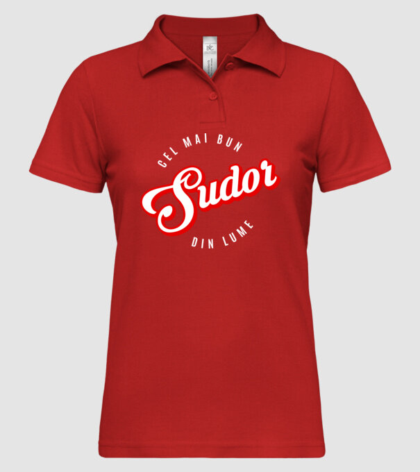 Cel mai bun SUDOR din lume model roșu pe tricou