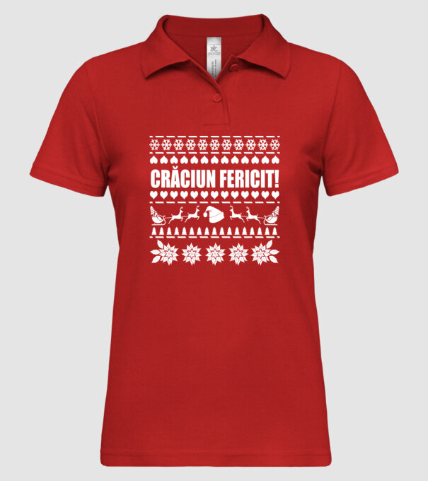 crăciun Fericit! model roșu pe tricou