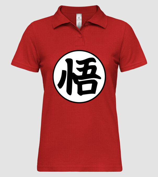 Dragonball logo model roșu pe tricou