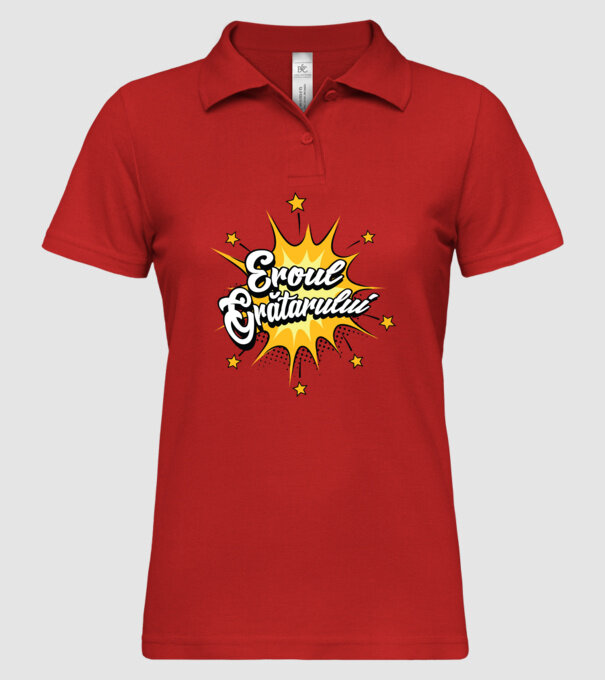 Eroul Grătarului model roșu pe tricou