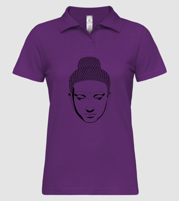 buddhas head model mentă pe tricou