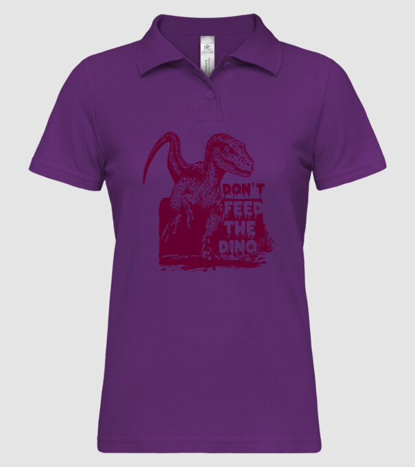 Dont feed the dino model mentă pe tricou