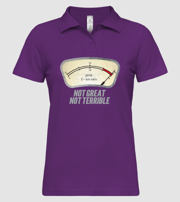 Dosimeter model mentă pe tricou