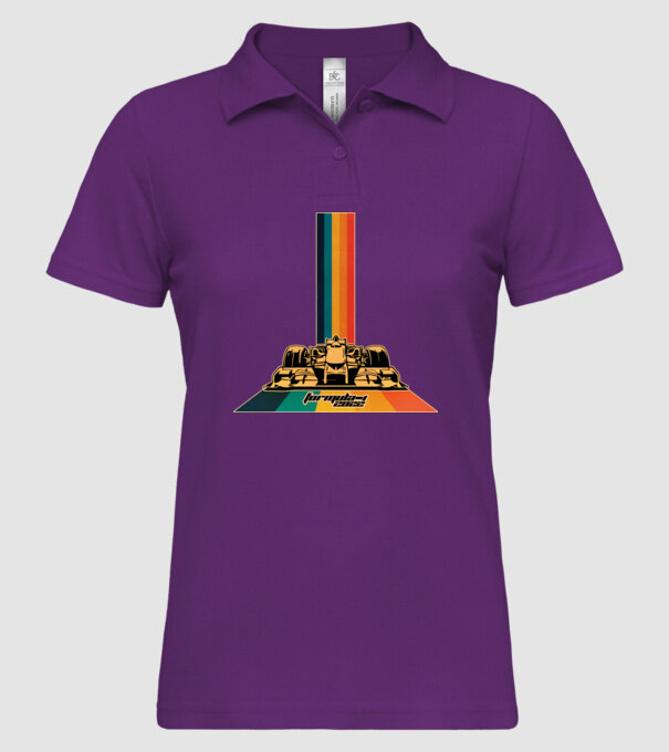 f1 retro car model mentă pe tricou