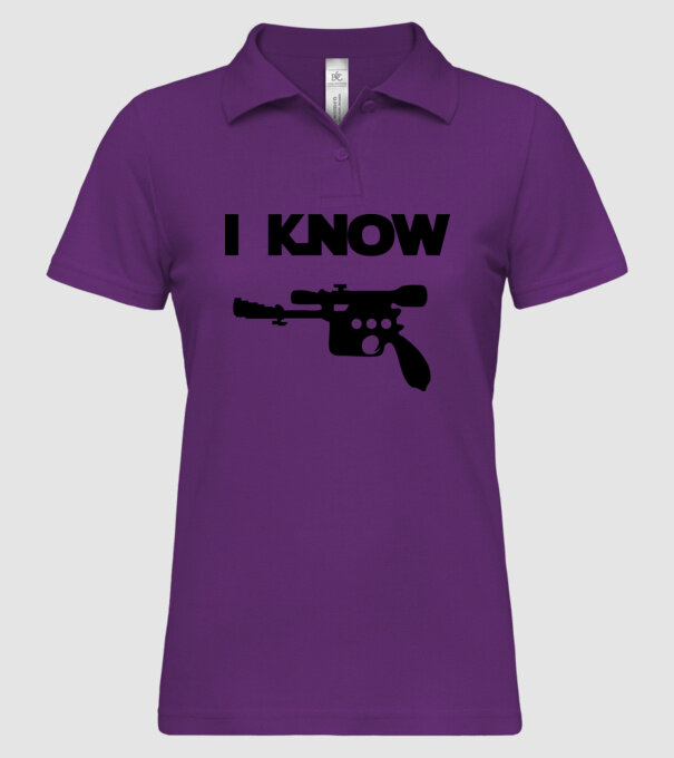 I know model mentă pe tricou