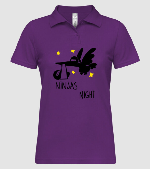 Ninja model mentă pe tricou
