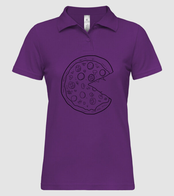 Pizza cuplu model mentă pe tricou
