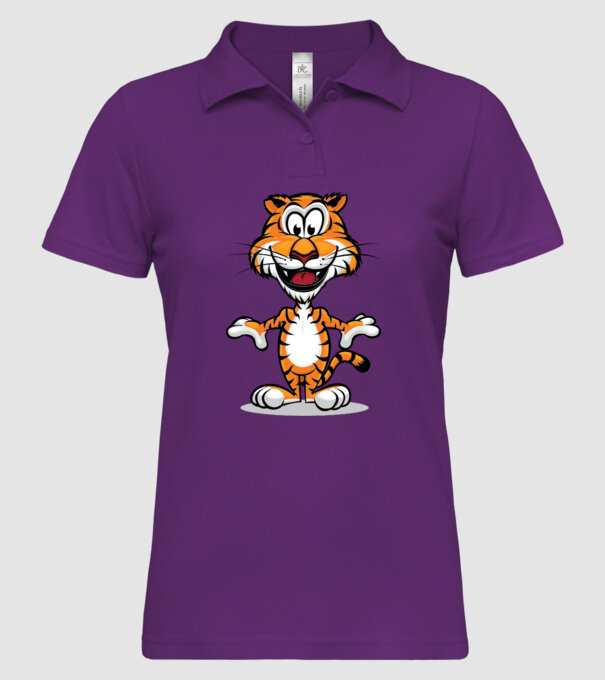 tigru model mentă pe tricou