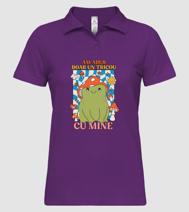 am adus doar un tricou cu mine! model mentă pe tricou