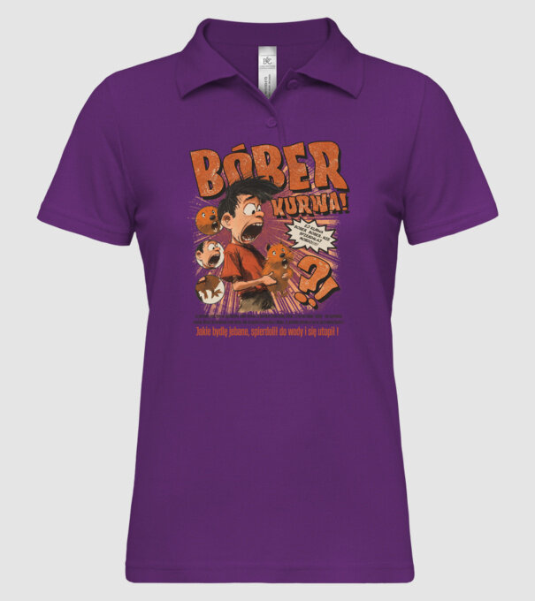 Bobr Kurwa comic model mentă pe tricou