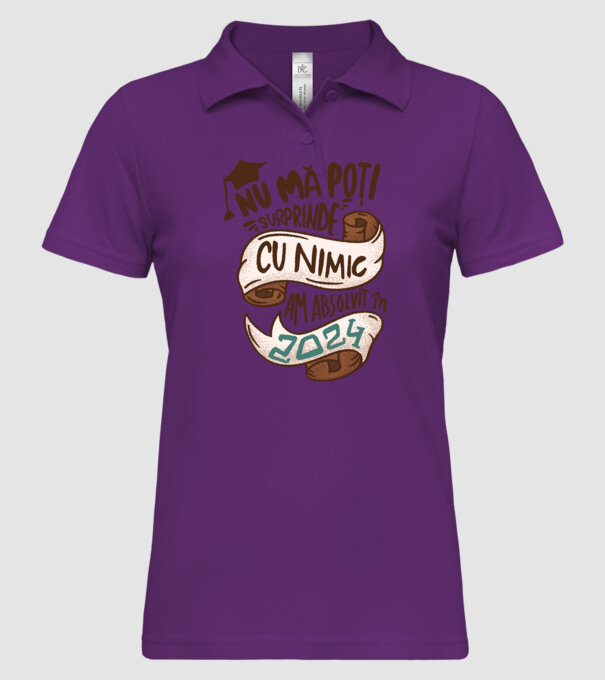 Nu mă poți surprinde cu nimic model mentă pe tricou