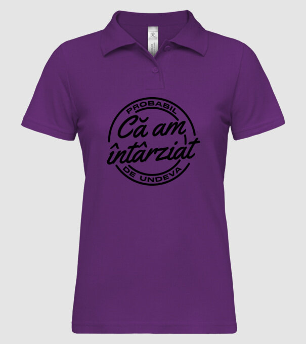 Probabil că am întârziat de undeva model mentă pe tricou