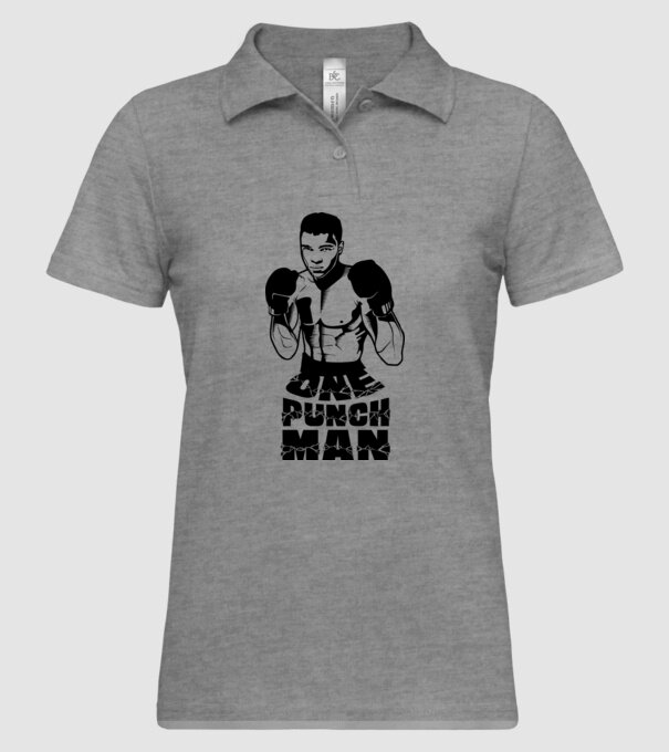 Ali = One punch man model gri pe tricou