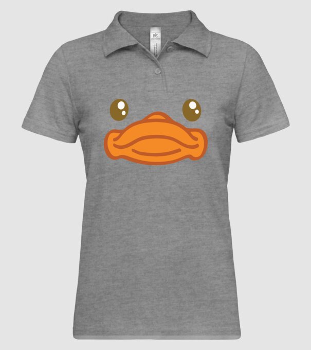 Rață carnaval model gri pe tricou