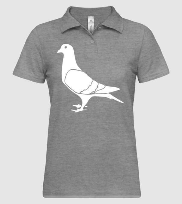 porumbel 2 model gri pe tricou