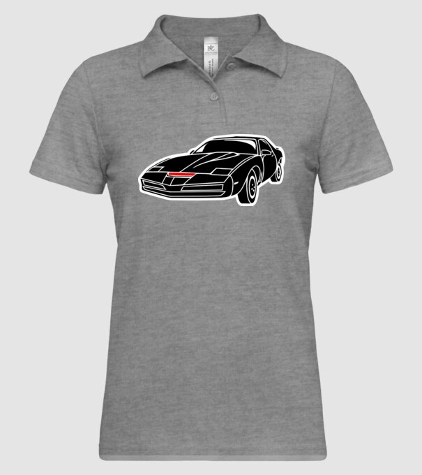 Kitt 3C.eps model gri pe tricou