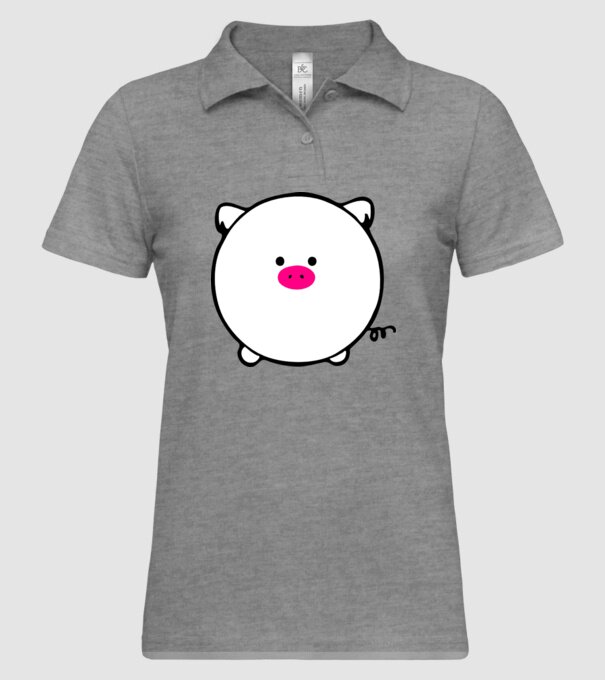 Purcel model gri pe tricou