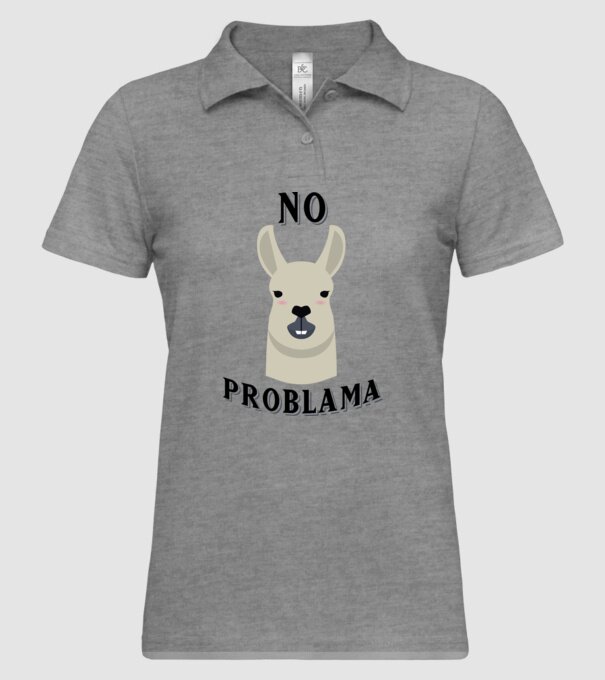 No problama model gri pe tricou