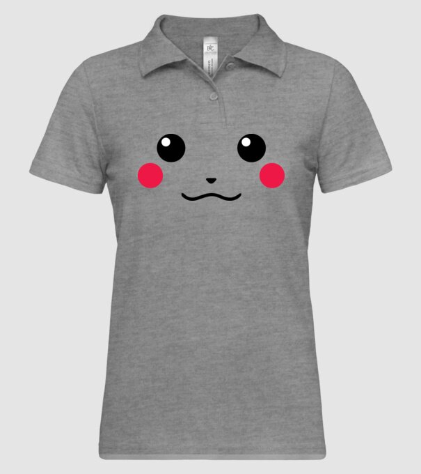 Pikachu model gri pe tricou