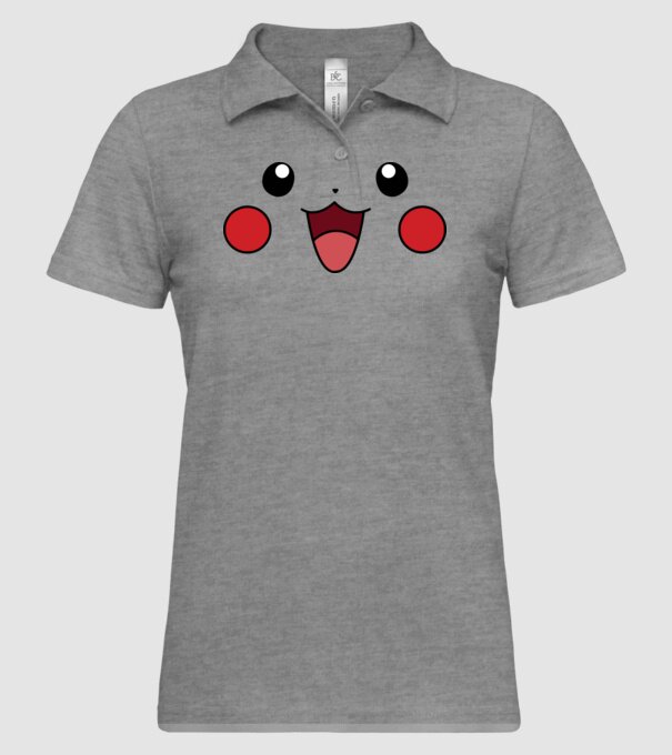 Pikachu model gri pe tricou