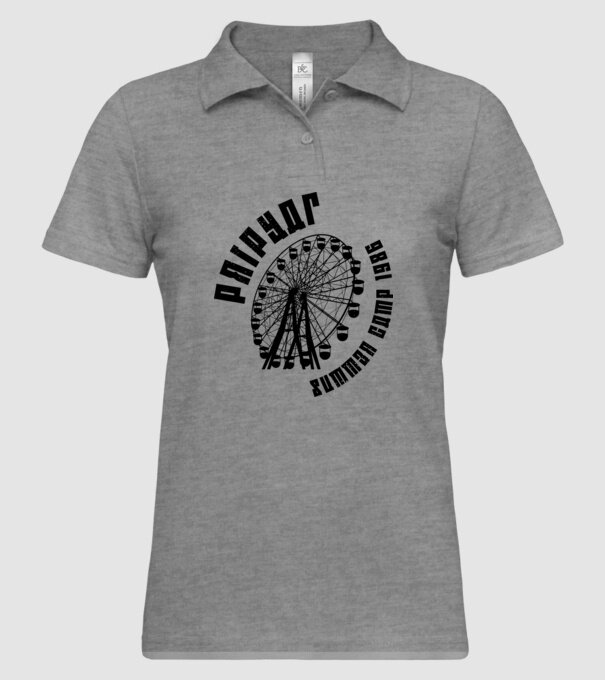 Prypiat summer camp model gri pe tricou