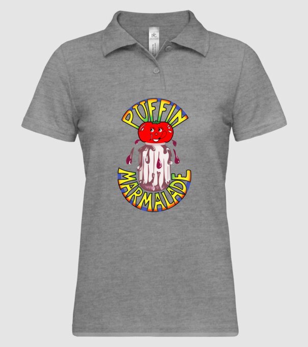 Gem puffin model gri pe tricou