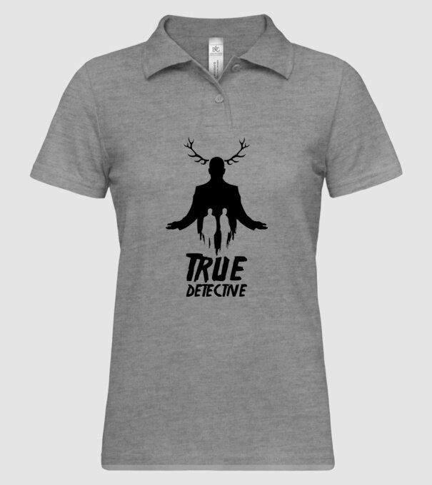 True Detective model gri pe tricou