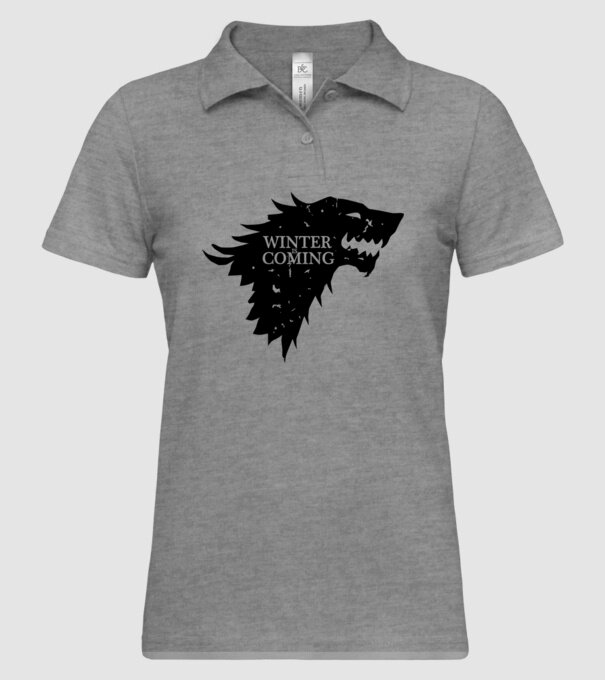 Winter is Coming model gri pe tricou
