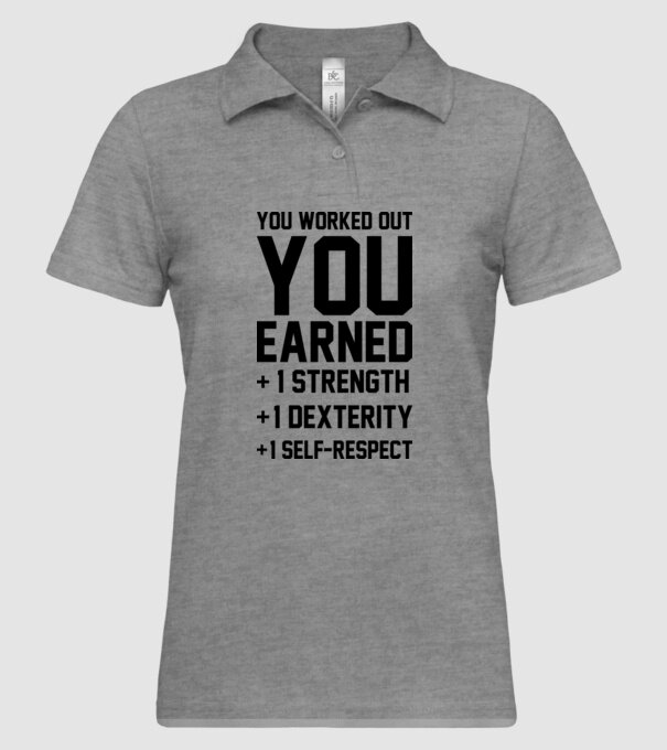 You worked out model gri pe tricou