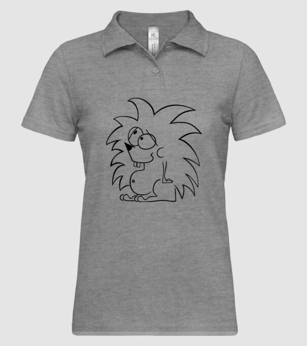 Arici model gri pe tricou