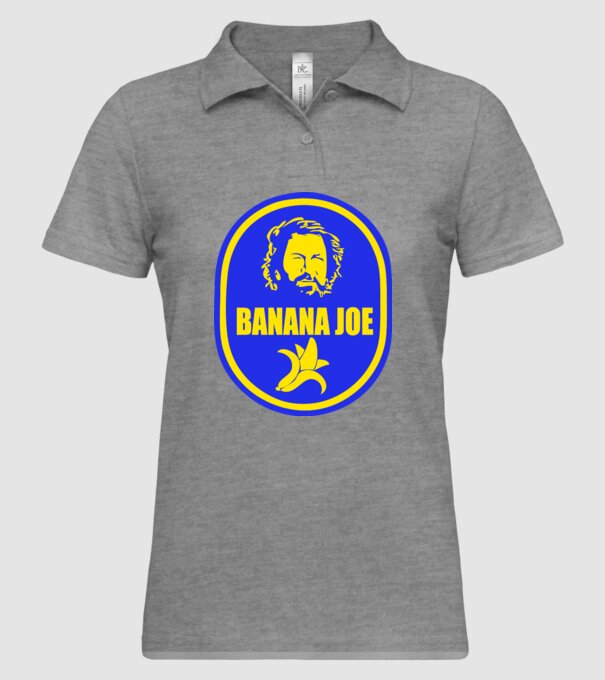 Banana Joe model gri pe tricou